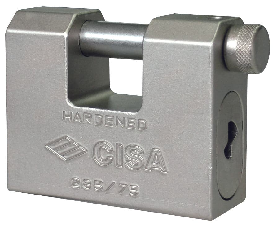 Cisa LUCCHETTO ANTISCASSO ACCIAIO Art. 28550 mm. 84