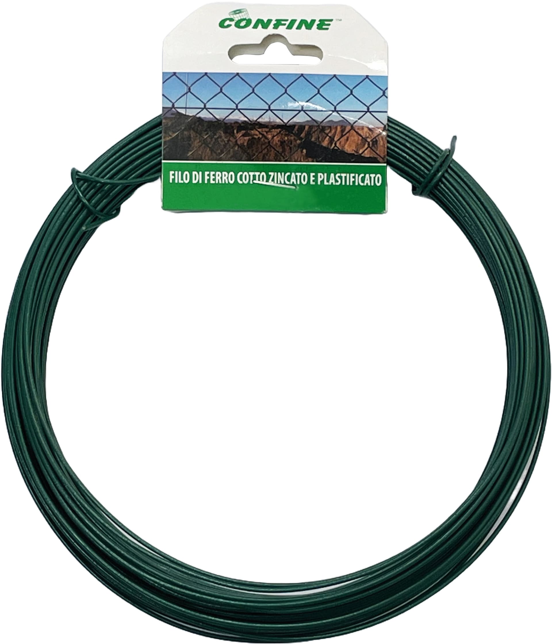 Filo di Ferro Cotto Zincato e Plastificato Ø Filo Mm 1 40 M 20 Confine