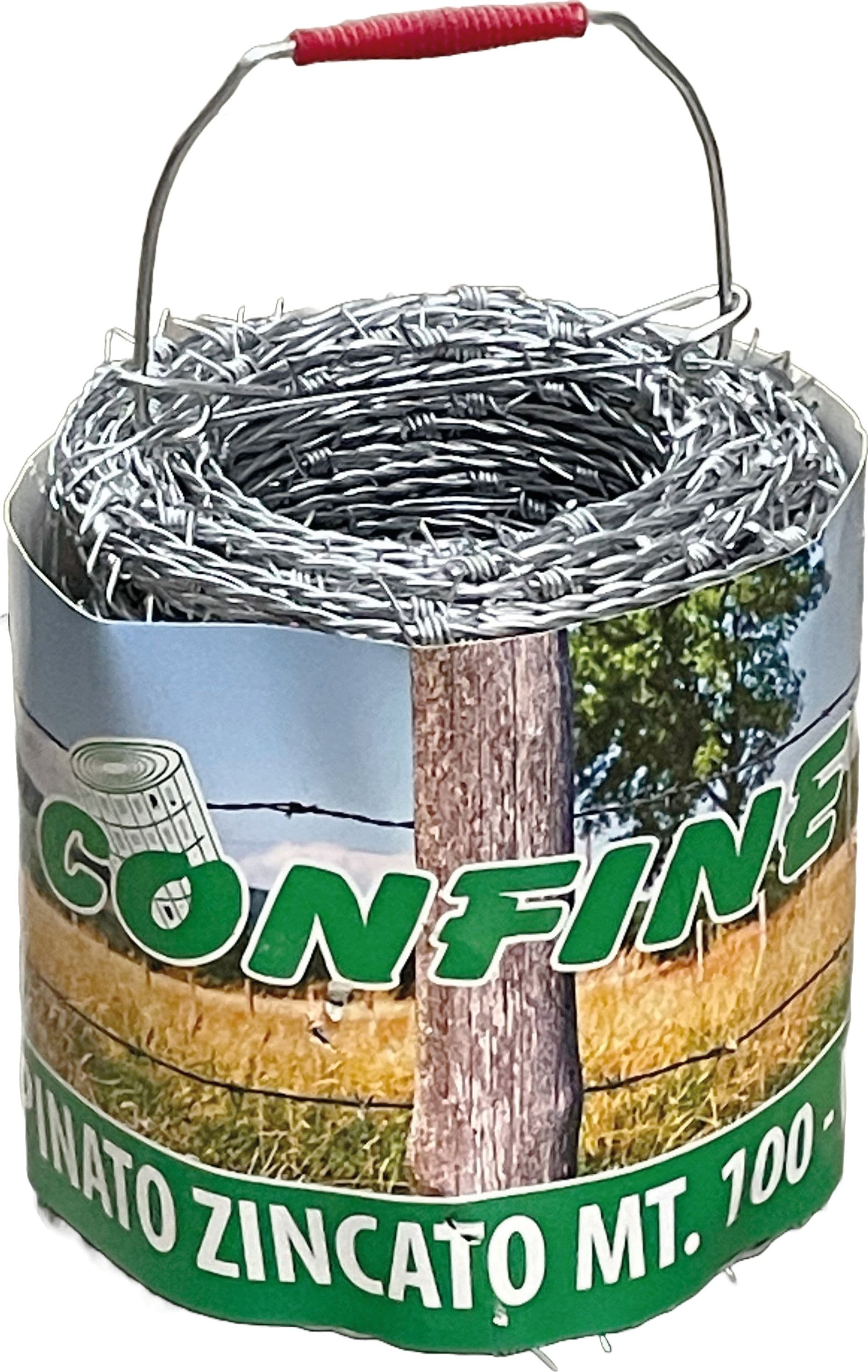 Confine Filo Spinato Zincato Mt.100 Ø Filo Mm.1,7 in Reti di acciaio zincato BricoGo - Marano di Napoli, commercioVirtuoso.it