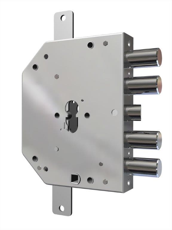 Cr Serratura Porte Blindate Appl. 2M+S Trip.cil Europeo Art Codice 37125