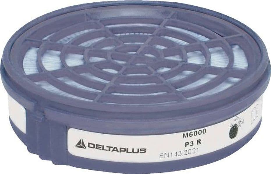 Filtro per Polveri Sottili M6000 P3 per Maschera Jupiter 2 Pezzi Deltaplus