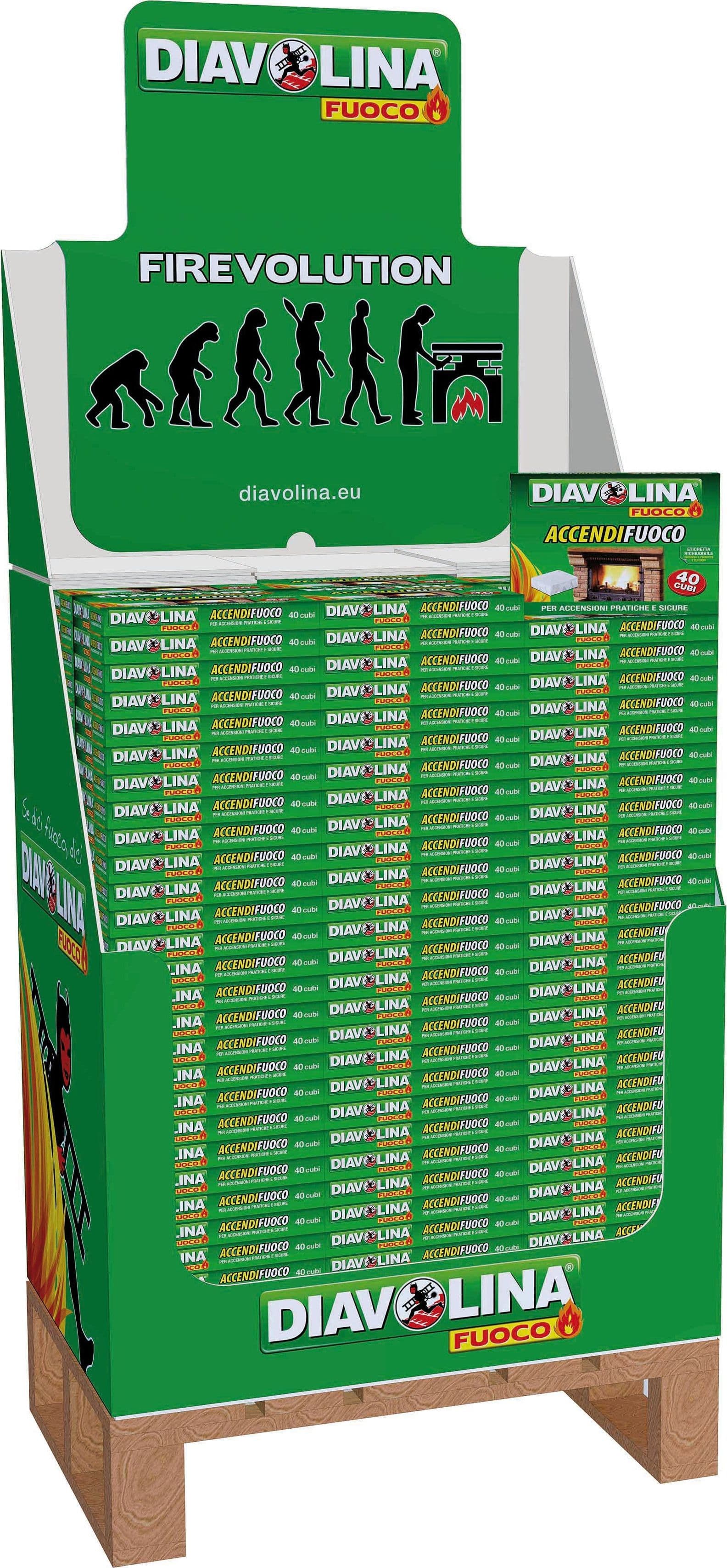 Accendifuoco 40 Cubetti ESP.270 Pezzi Diavolina