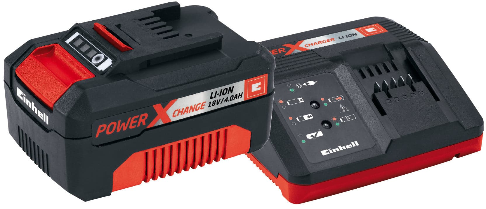 Batteria + Caricabatteria Power x Change 18 V 4 0 Ah Einhell