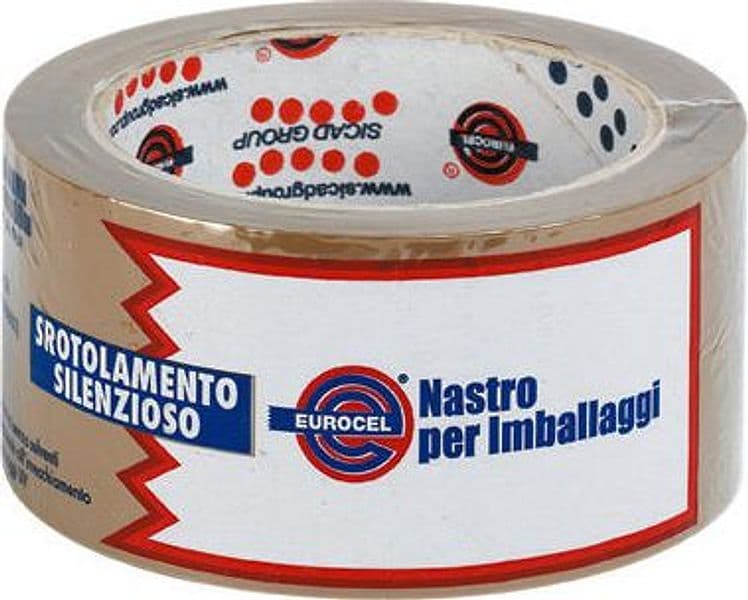 Nastro da Imballo PP36 Mm 50 x 66 M Colore Avana 36.00 Rotoli Eurocel