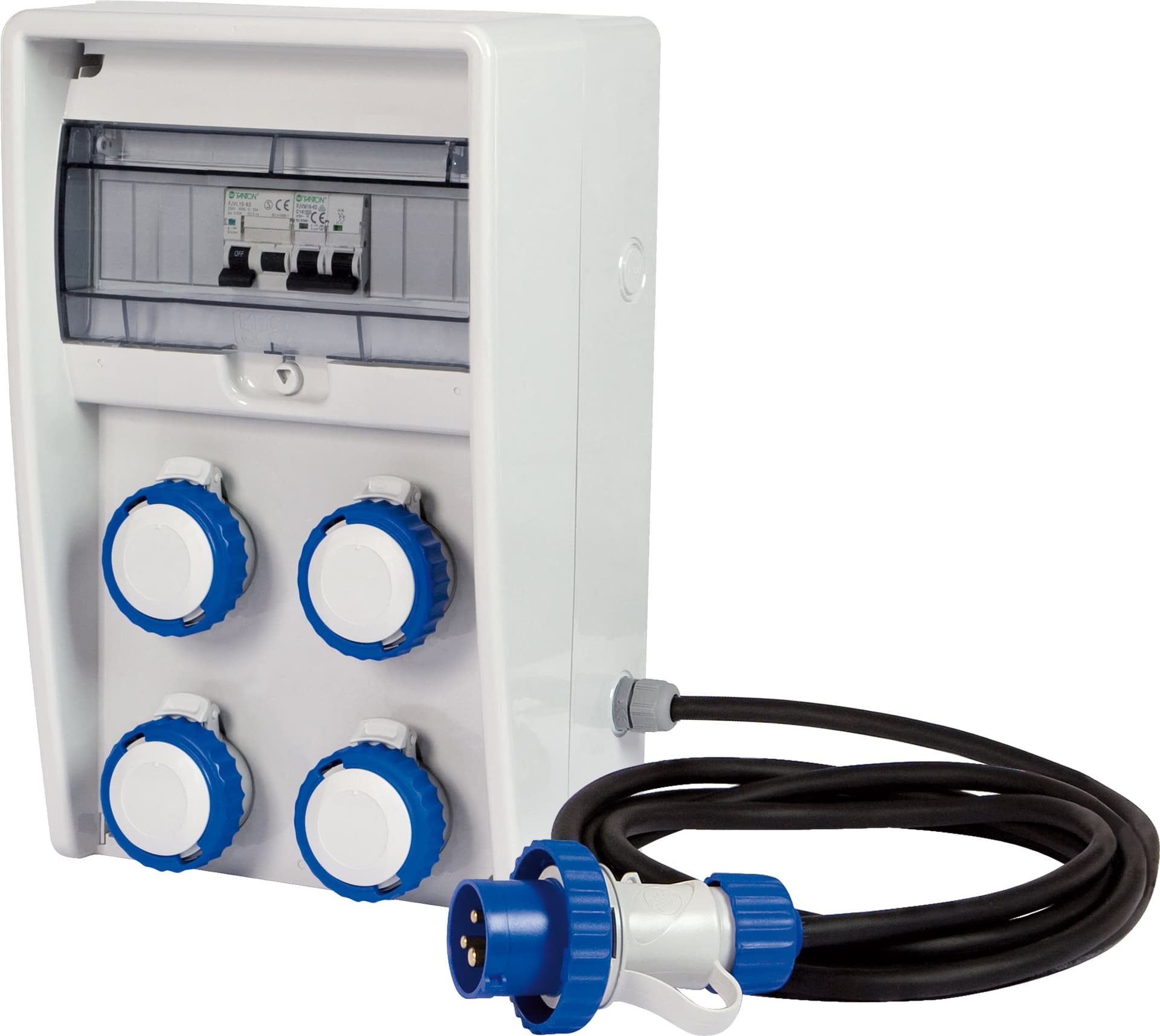 Quadro Elettrico Ulisse 4 Prese 220 V Cm 25 x 18X40 H Fanton