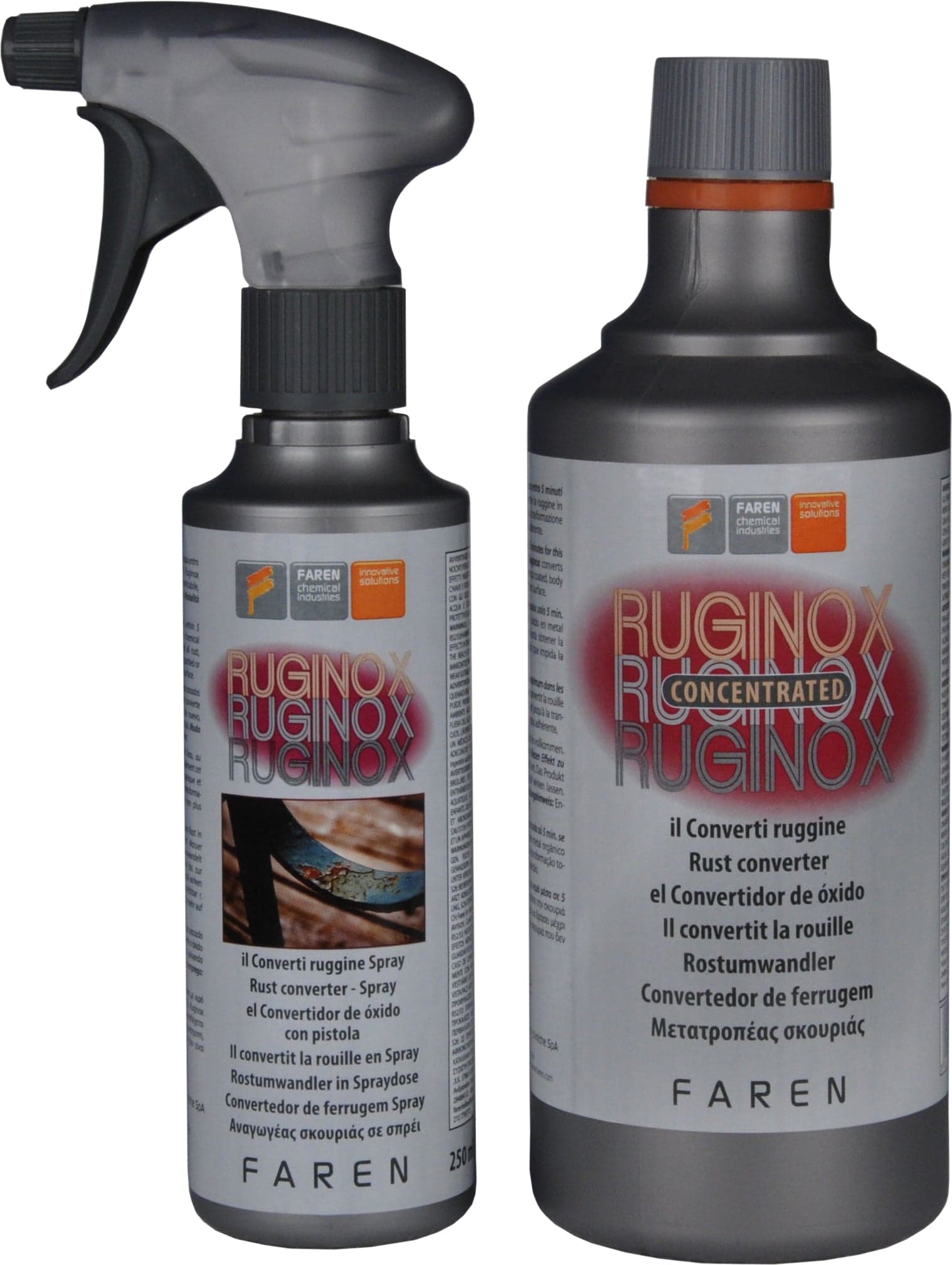 Convertiruggine Ruginox Ml. 250 (in Display) 12 Pezzi Faren