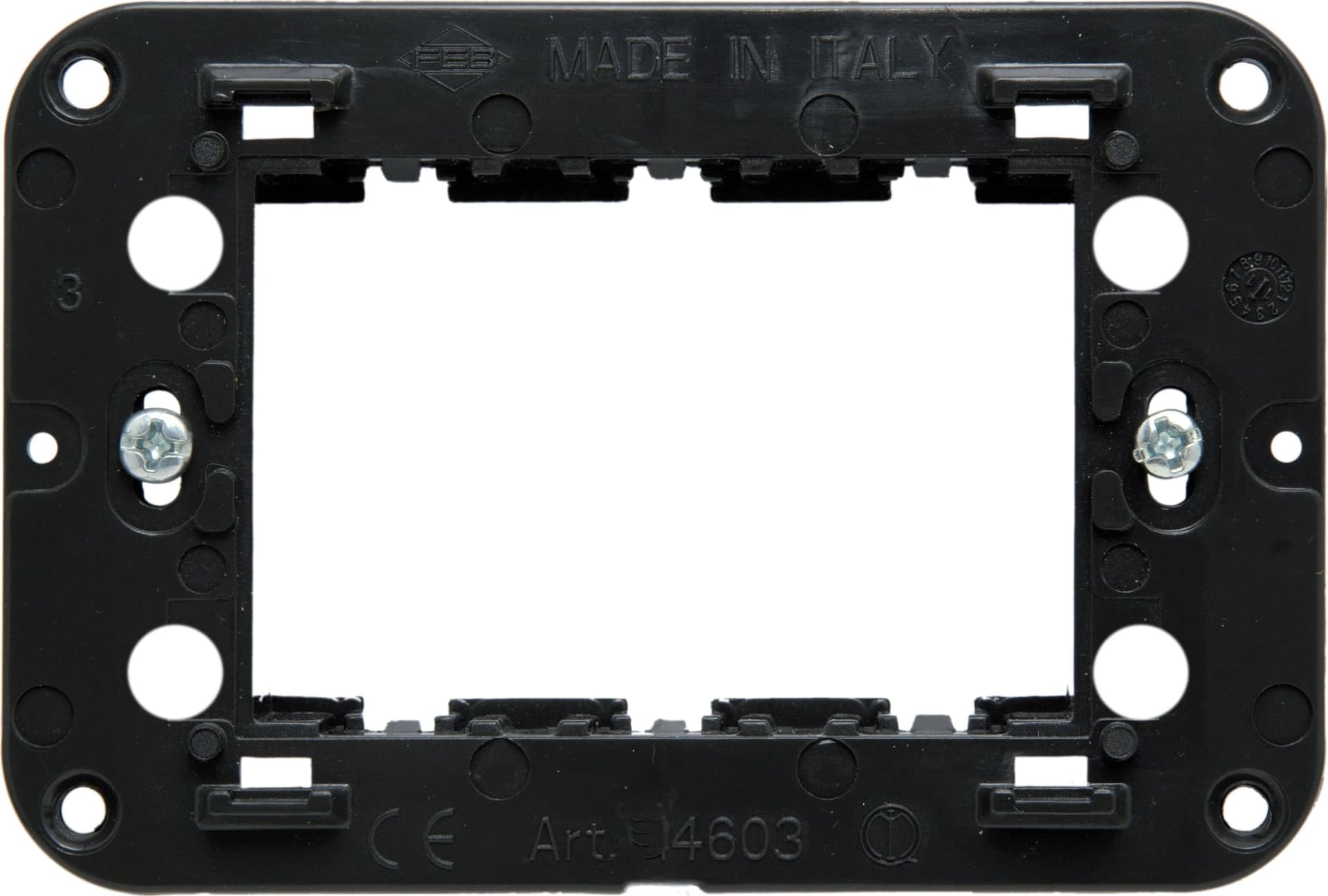Supporto 3 Posti con Viti Feb Elettrica