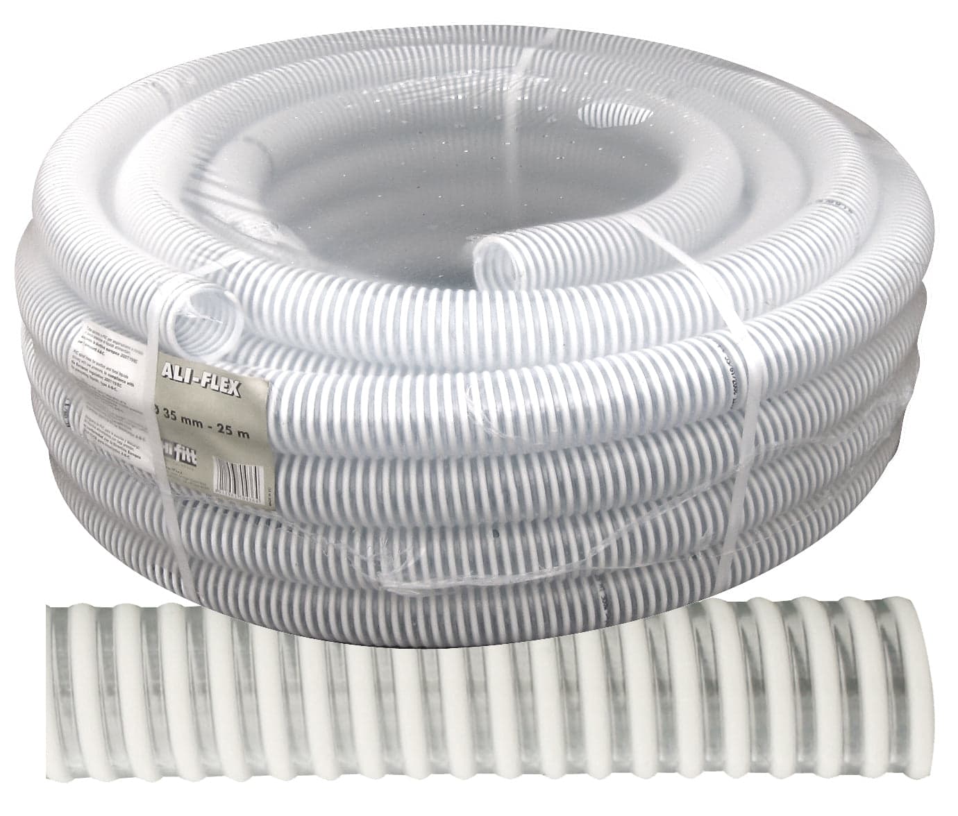 Tubo Spiralato per Alimenti Aliflex Ø Mm 35 25 00 Metri Fitt