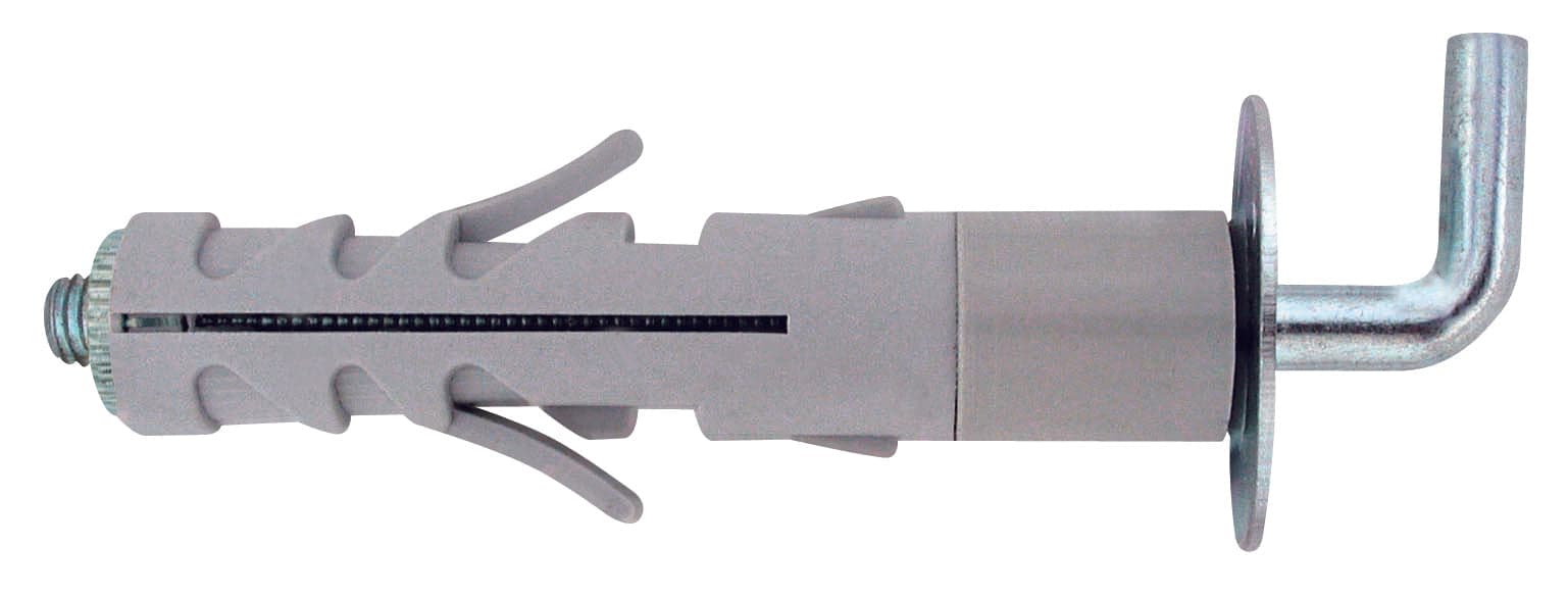 Tassello Tal con Gancio Medio M5 100 Pezzi. Mm 12 x 57 Friulsider