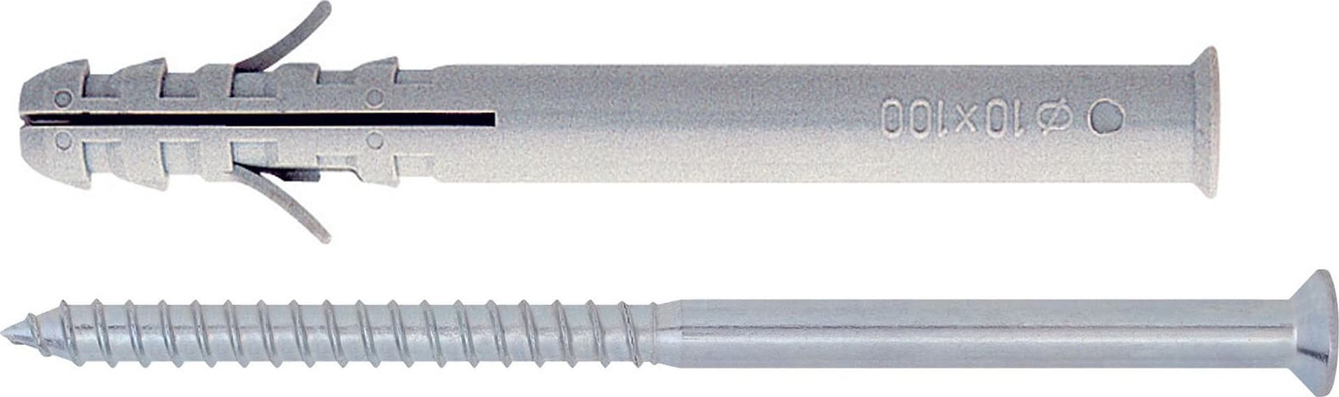 Tassello Tup con Vite Pozidrive 100 Pezzi. Mm 8 x 80 Friulsider