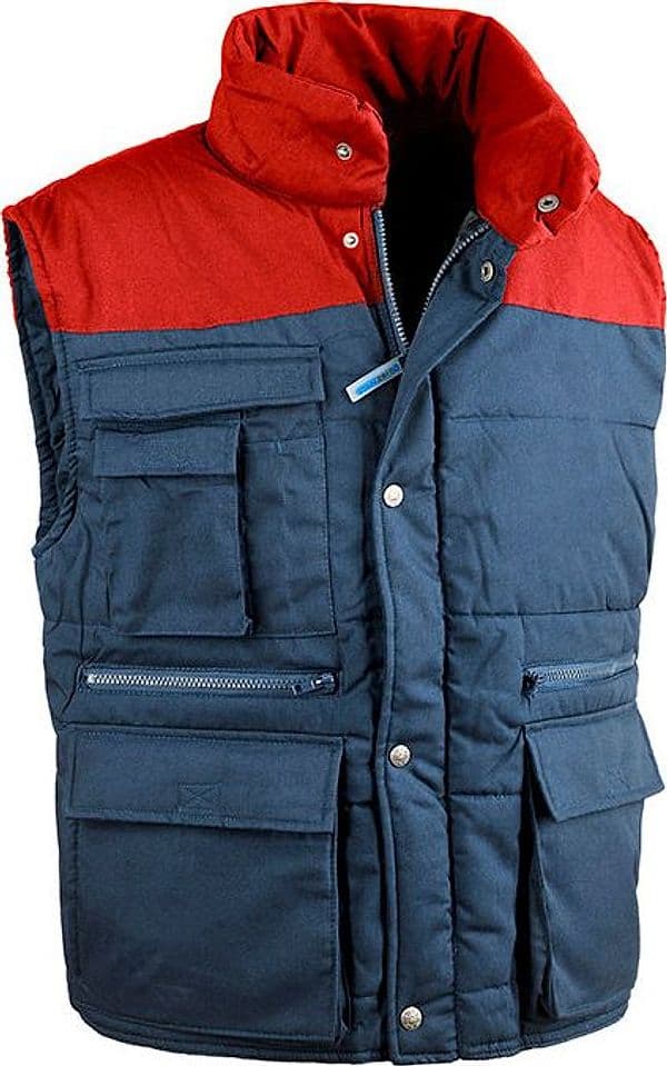 Gilet Antares Top Colore Blu Navy Rosso Misura XL