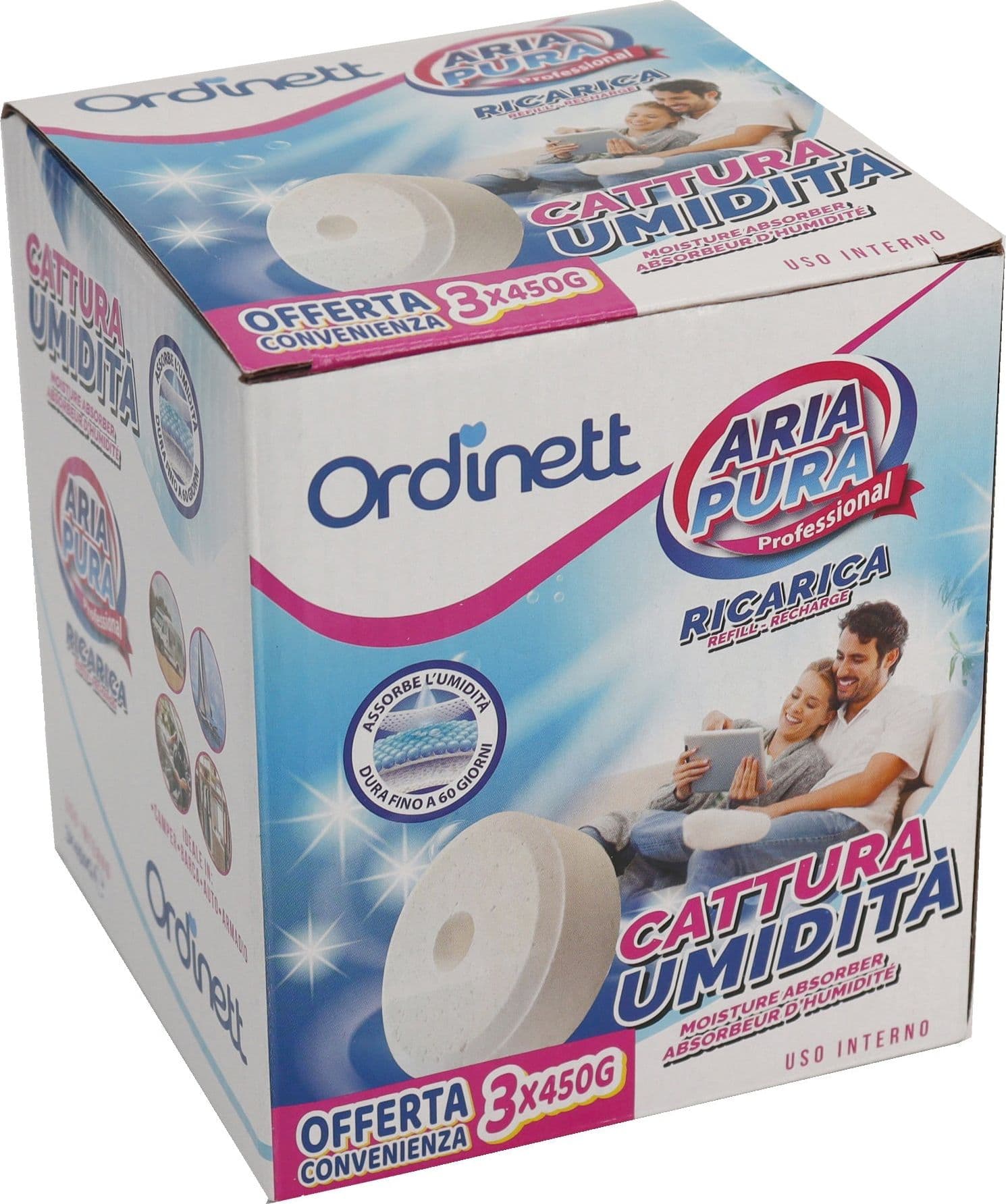 Ricarica Pastiglia 450 Grammi Neutro PZ.3 12.00 Confezioni Giò Style