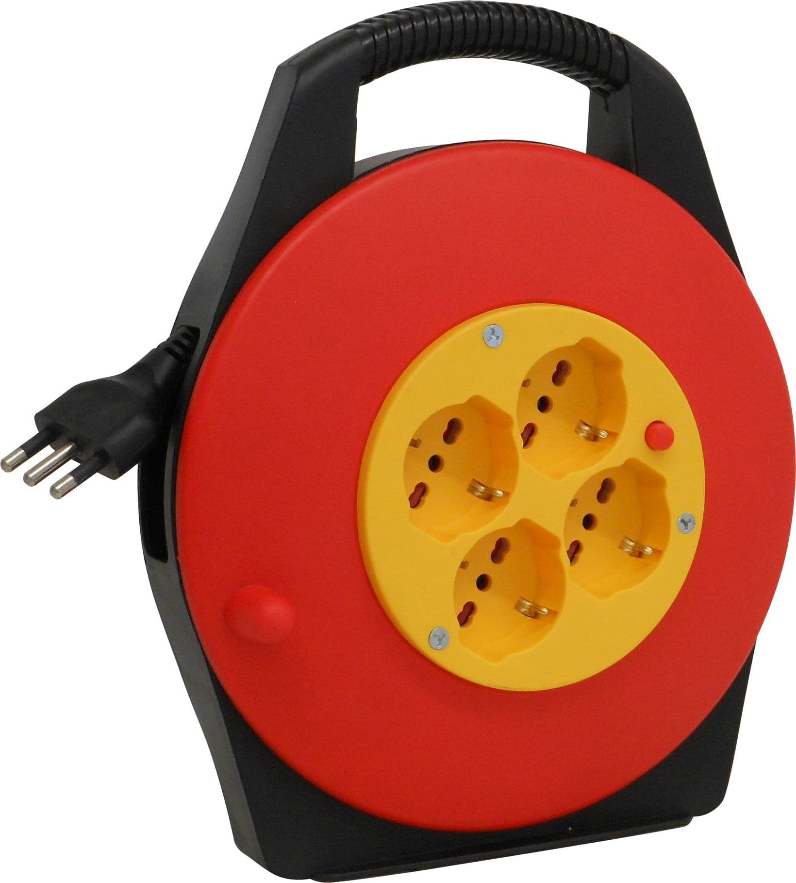 Avvolgicavo Elettrico Cavo M 5 Spina 16A 4 Prese 10 16A Schuko Globex