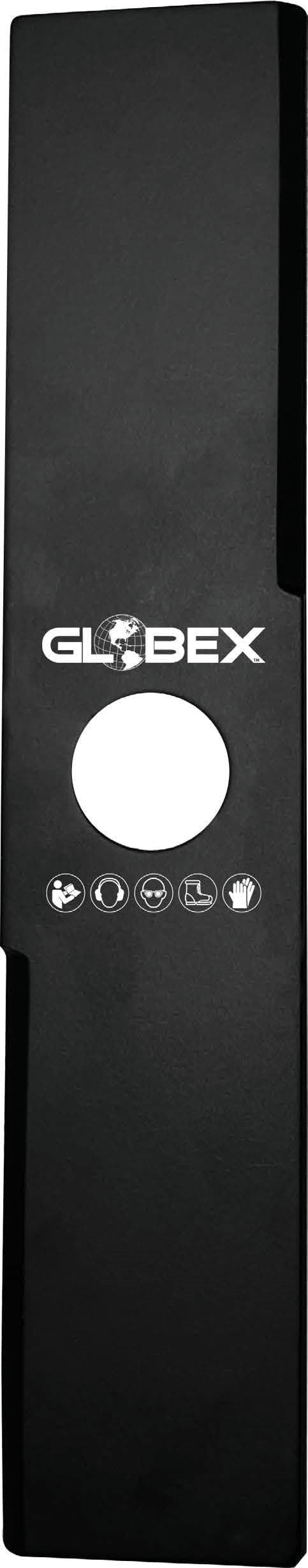 Colore Tello Diritto Bilama per Decespugliatore Ø Mm 250 Globex