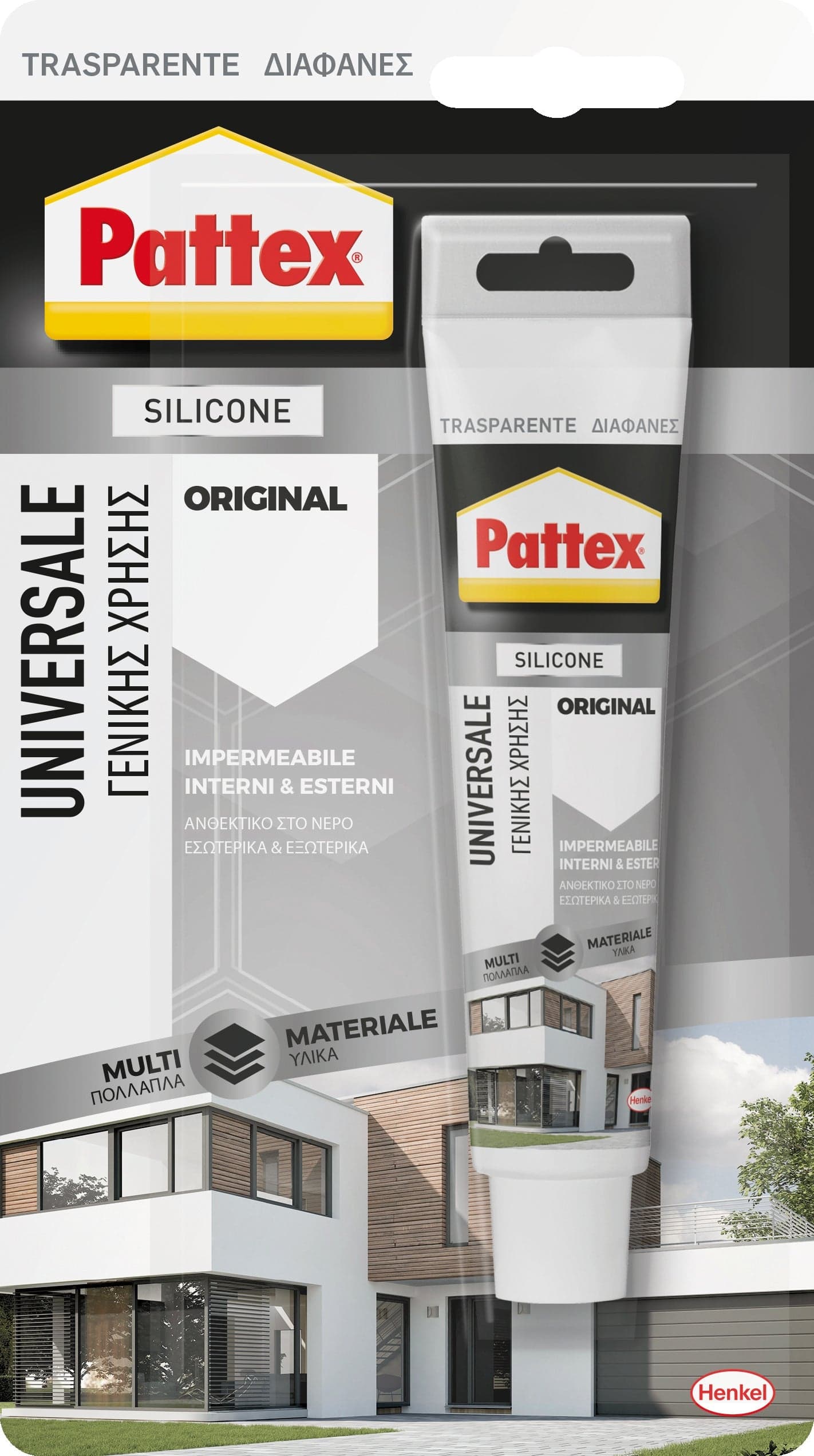 Silicone Pattex Universale Trasparente Blister Ml. 50 Henkel