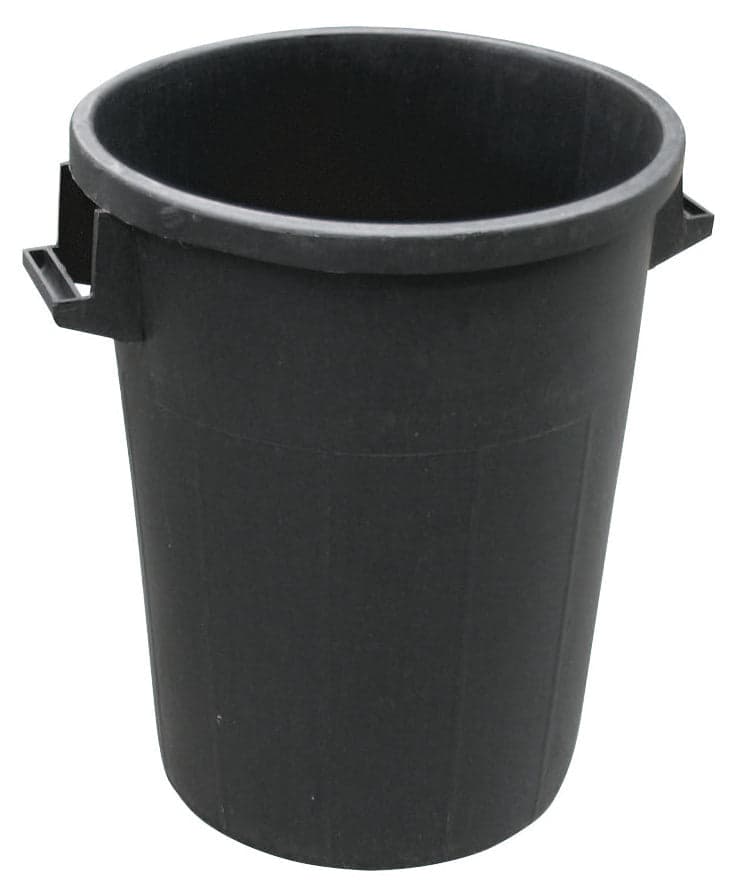 Ics Bidone per Immondizia Sovrapponibile Colore Nero L 75 (h. Cm 63)