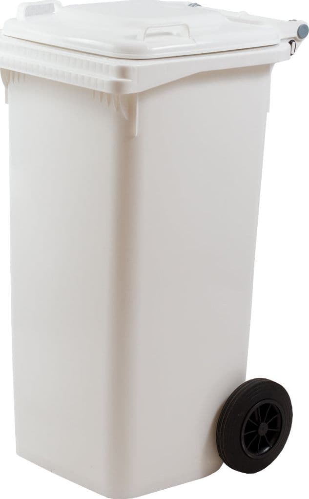 Ics Bidone Quadro per Differenziata L 240 cm 72 x 58X106 H Colore Bianco