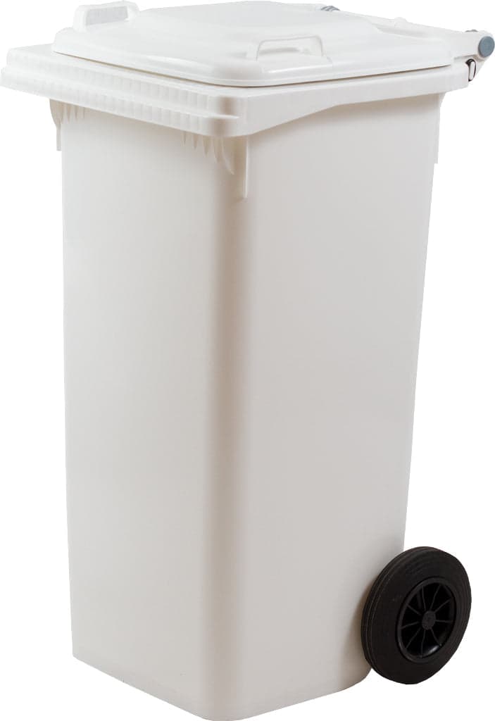 Ics Bidone Quadro per Differenziata L 240 cm 72 x 58X106 H Colore Bianco