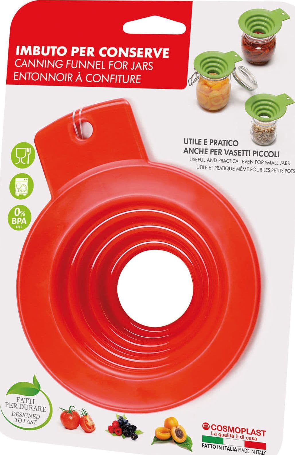 Imbuto A Bocca Larga Per Conserve Cm. 15X5 in Imbuti BricoGo - Marano di Napoli, commercioVirtuoso.it