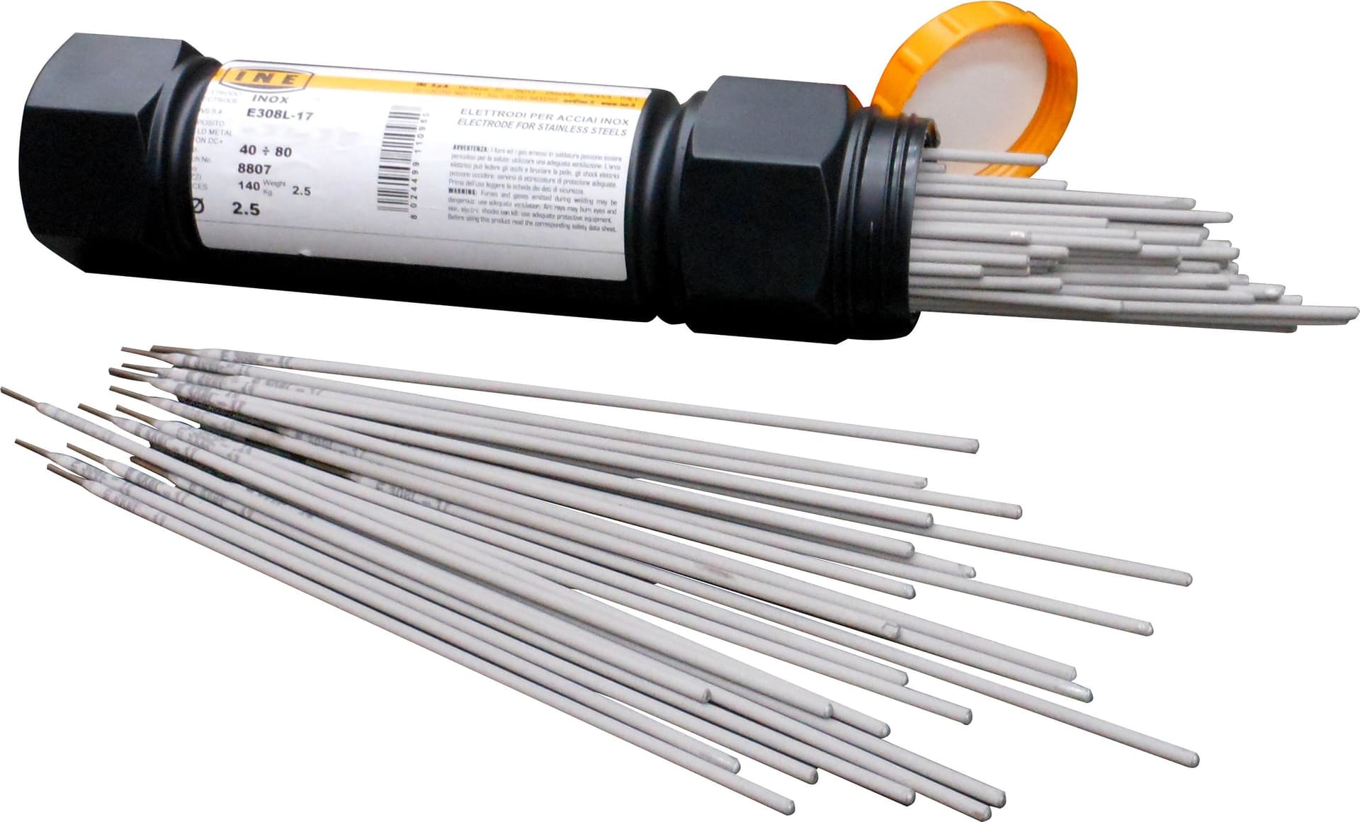 Elettrodo per Saldatura Inox 308 Ø Mm 2 5 300 (140 Pezzi.) Ine