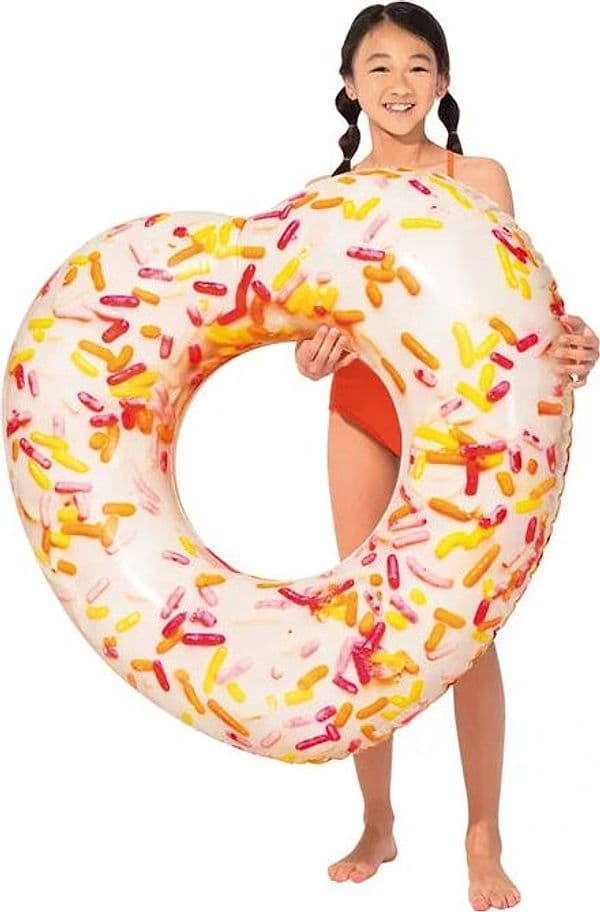 Intex Ciambella Donut Heart Cm. 94X89X25 in Salvagenti BricoGo - Marano di Napoli, commercioVirtuoso.it