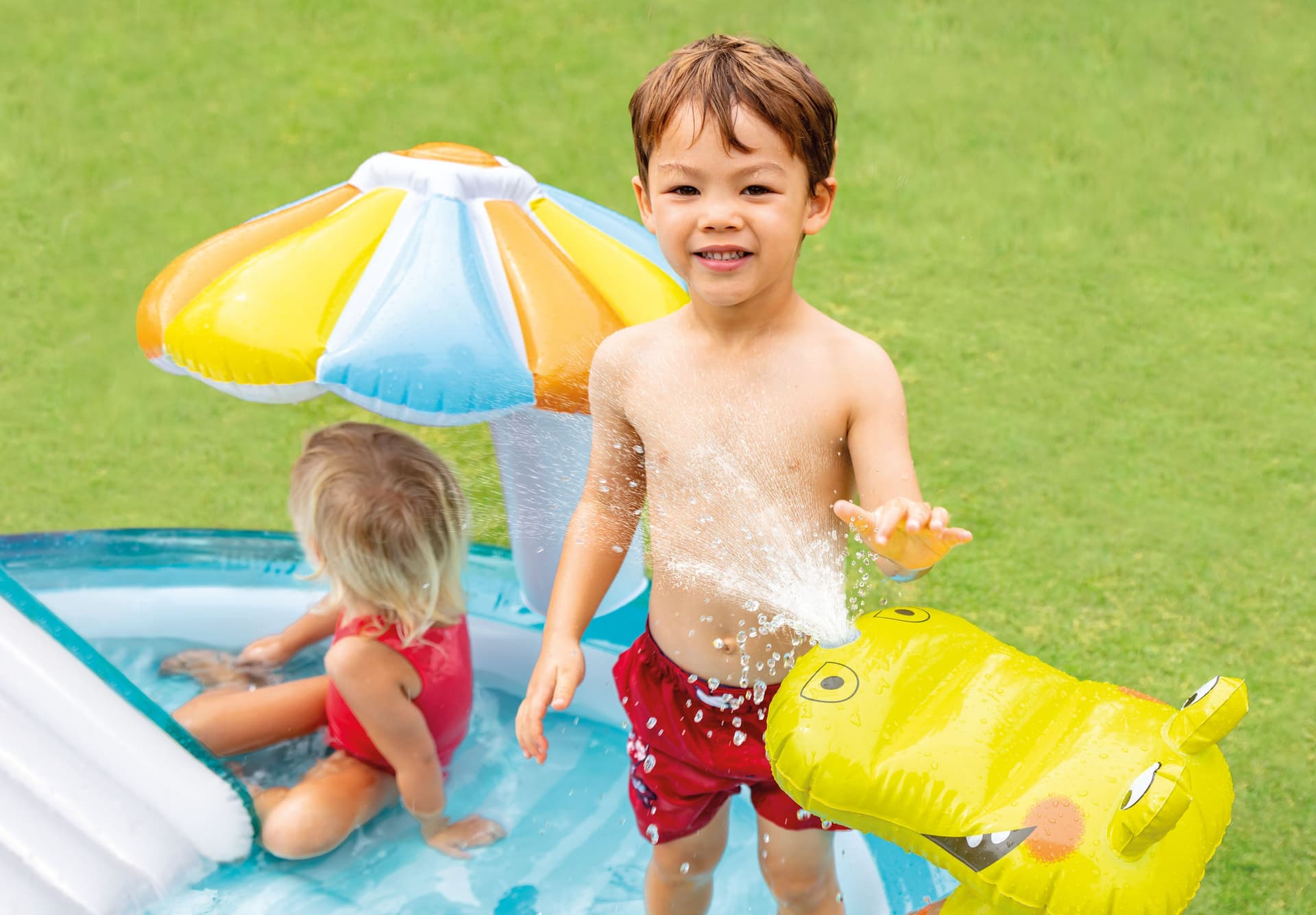 Intex Play Center Alligatore Cm. 201X170X84 H (Lt. 160) in Piscinette per bambini BricoGo - Marano di Napoli, commercioVirtuoso.it