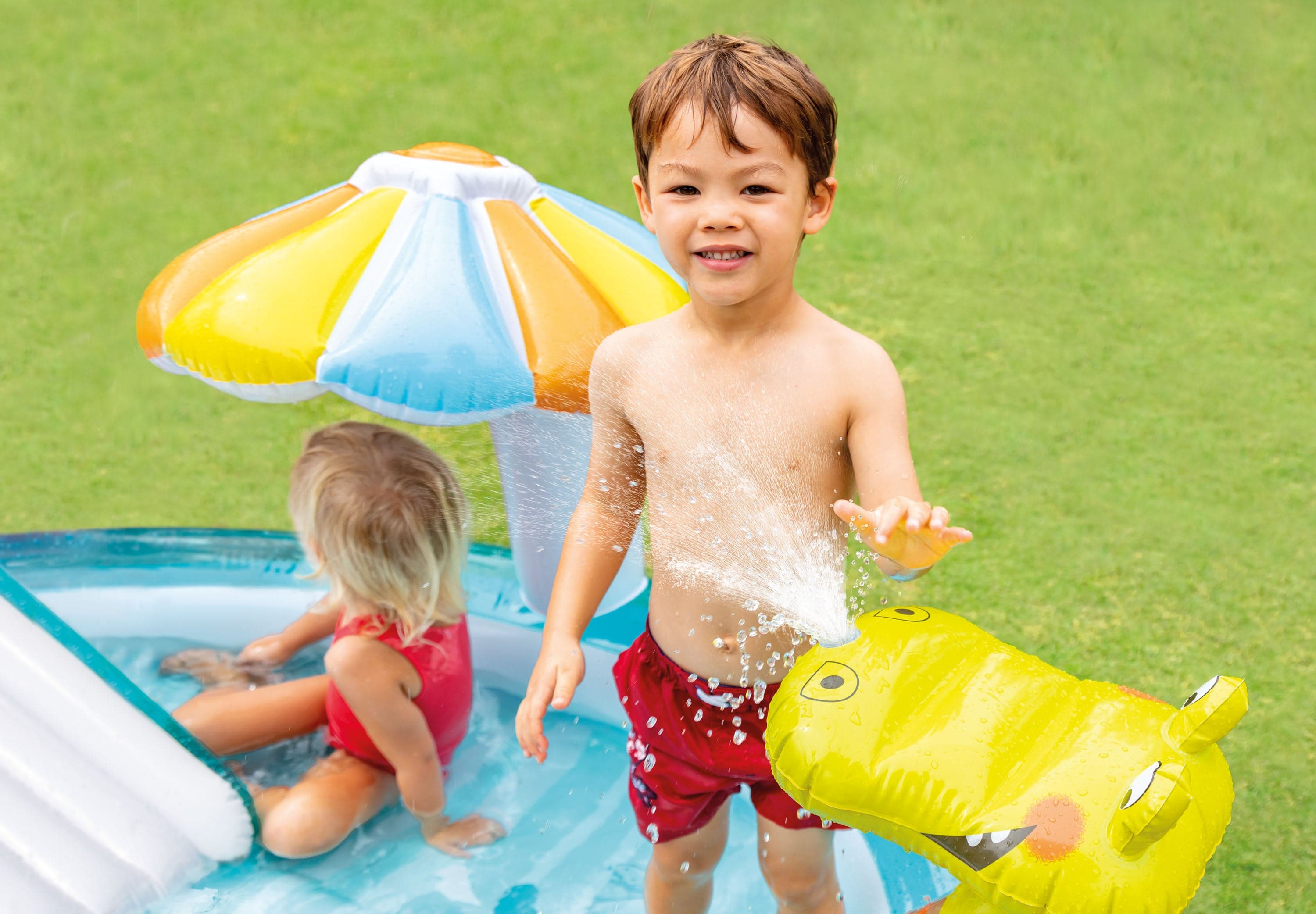 Intex Play Center Alligatore Cm. 201X170X84 H (Lt. 160) in Piscinette per bambini BricoGo - Marano di Napoli, commercioVirtuoso.it