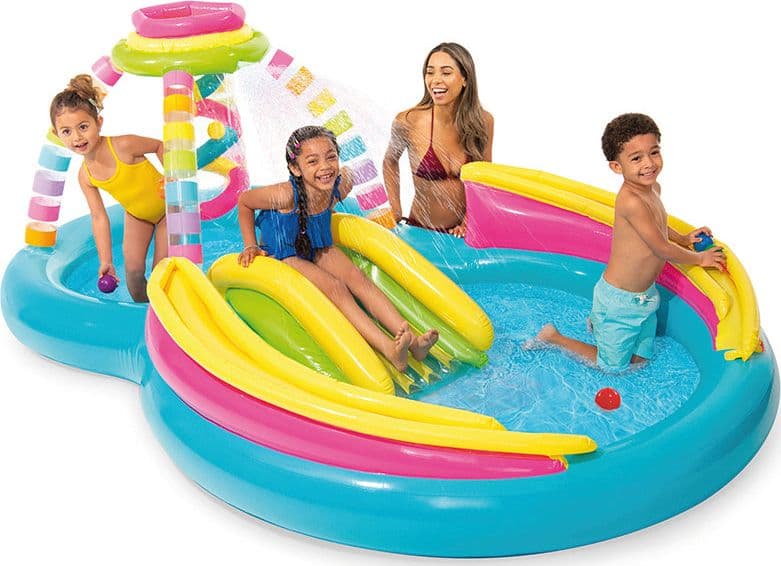 Play Center Rainbow Cm 295 x 191X109 H (L 206+168) Intex