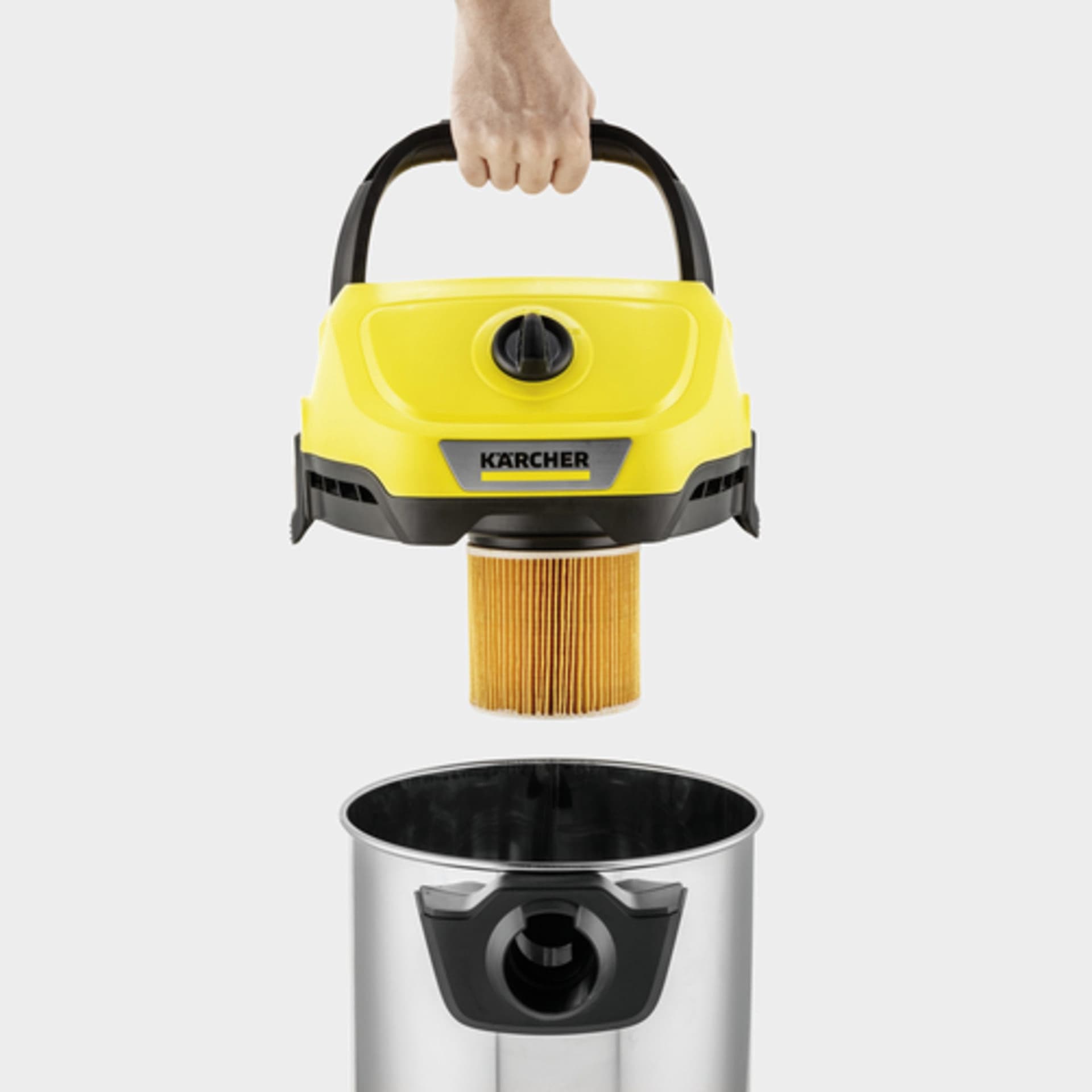 Karcher Bidone Aspira Solidi-Liquidi Wd 3 S V-19/4/20 Corpo Acciaio Inox 1.000 W Lt. 19 in Aspiratori liquidi-solidi BricoGo - Marano di Napoli, commercioVirtuoso.it