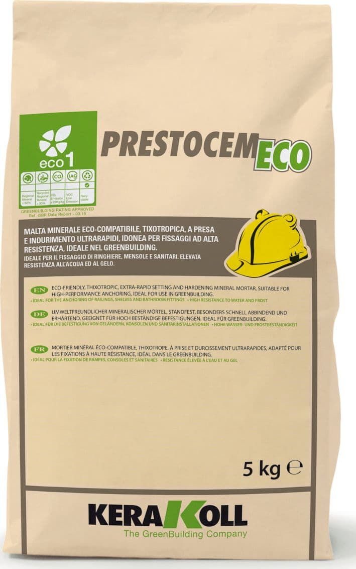Cemento Rapido Prestocem Eco Kg 5 4 Pezzi Kerakoll