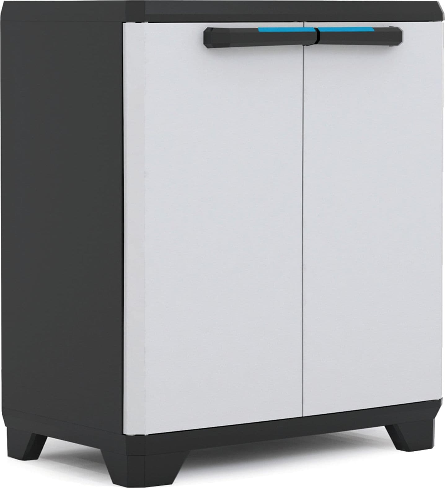 Armadio Basso Linear In Resina Con Ripiano Regolabile Colore Grigio Nero Keter in Armadietti e credenze BricoGo - Marano di Napoli, commercioVirtuoso.it