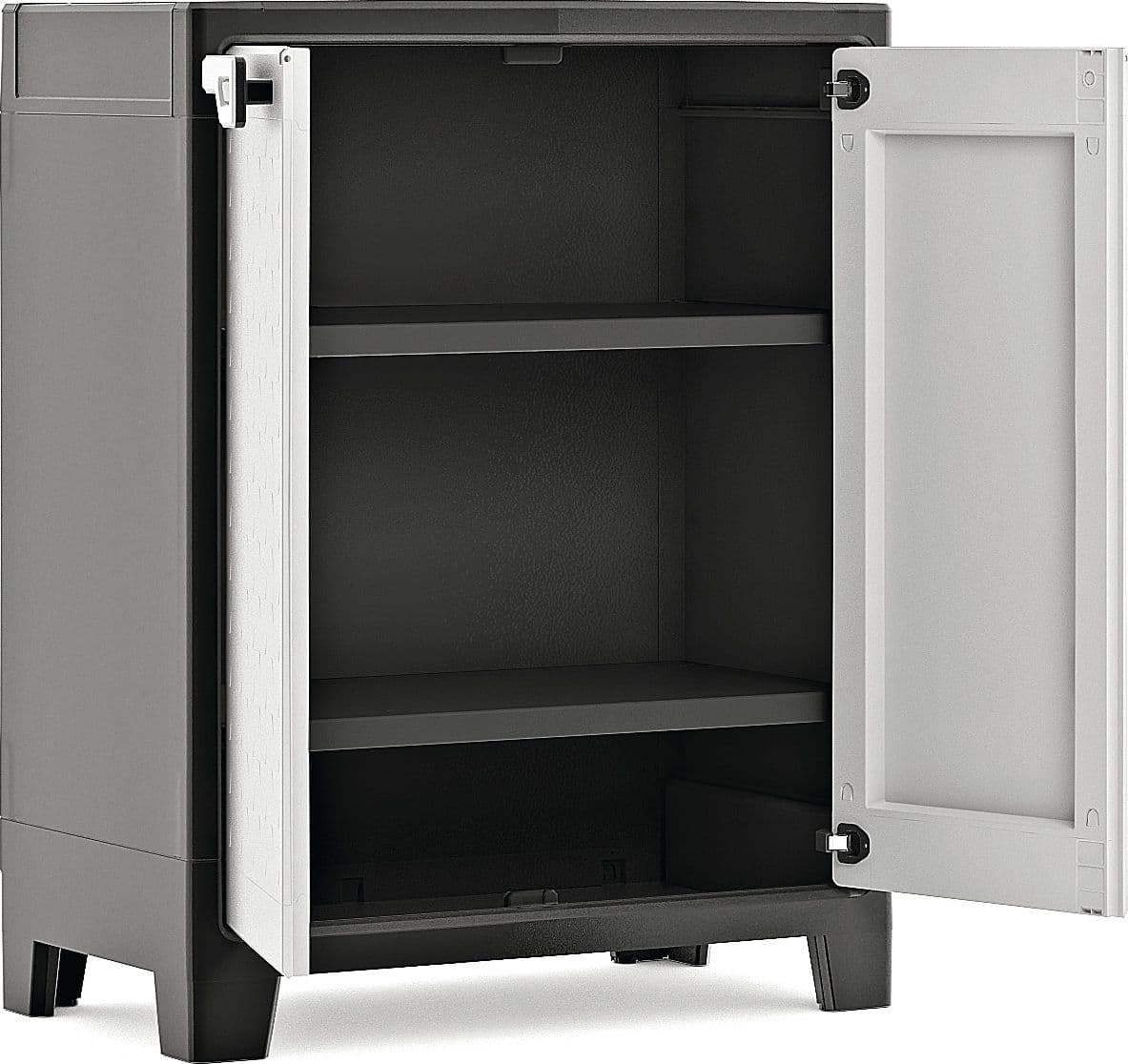 XL in Resina con 3 Ripiani Regolabili Colore Ore Antracite Grigio Keter