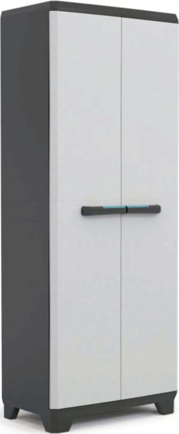 Armadio Portascope Linear In Resina Con Ripiani Regolabili Colore Grigio Nero Keter in Armadietti metallici BricoGo - Marano di Napoli, commercioVirtuoso.it