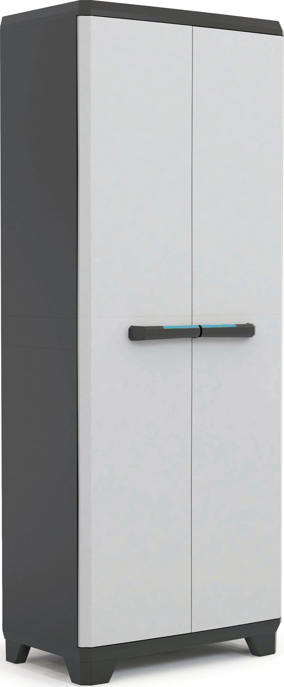 Armadio Tuttoppiani Linear In Resina Con 3 Ripiani Regolabili Colore Grigio Nero Keter in Armadietti metallici BricoGo - Marano di Napoli, commercioVirtuoso.it