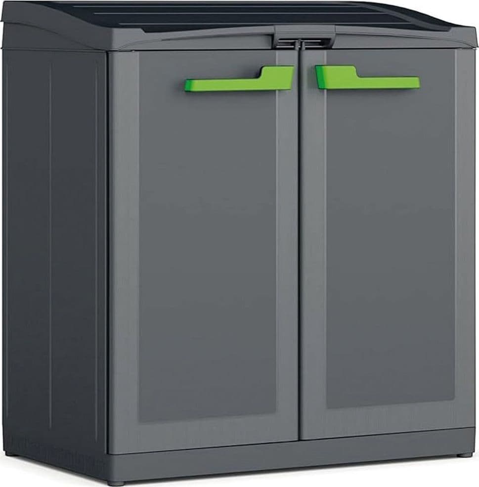 Pattumiera Da Esterno In Resina Con 3 Scomparti Apertura Superiore E Frontale Moby Compact Store Antracite Keter in Sistemi di contenitori per raccolta differenziata BricoGo - Marano di Napoli, commercioVirtuoso.it