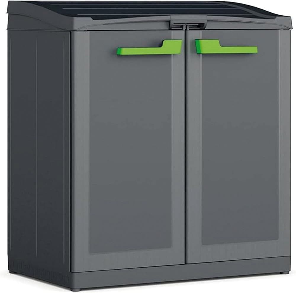 Pattumiera Da Esterno In Resina Con 3 Scomparti Apertura Superiore E Frontale Moby Compact Store Antracite Keter in Sistemi di contenitori per raccolta differenziata BricoGo - Marano di Napoli, commercioVirtuoso.it