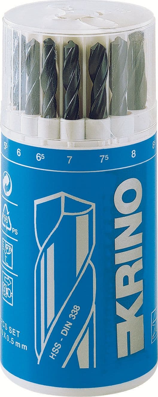 Assortimento Punte per Metallo HSS Pz. 19 Krino