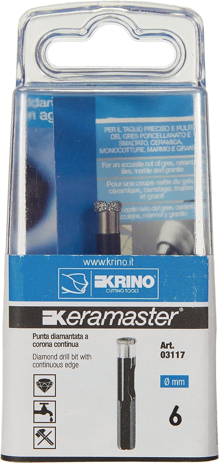 Krino Punta Fresa Diamantata Per Gres Porcellanato Keramaster Ø Mm. 6 in Frese BricoGo - Marano di Napoli, commercioVirtuoso.it