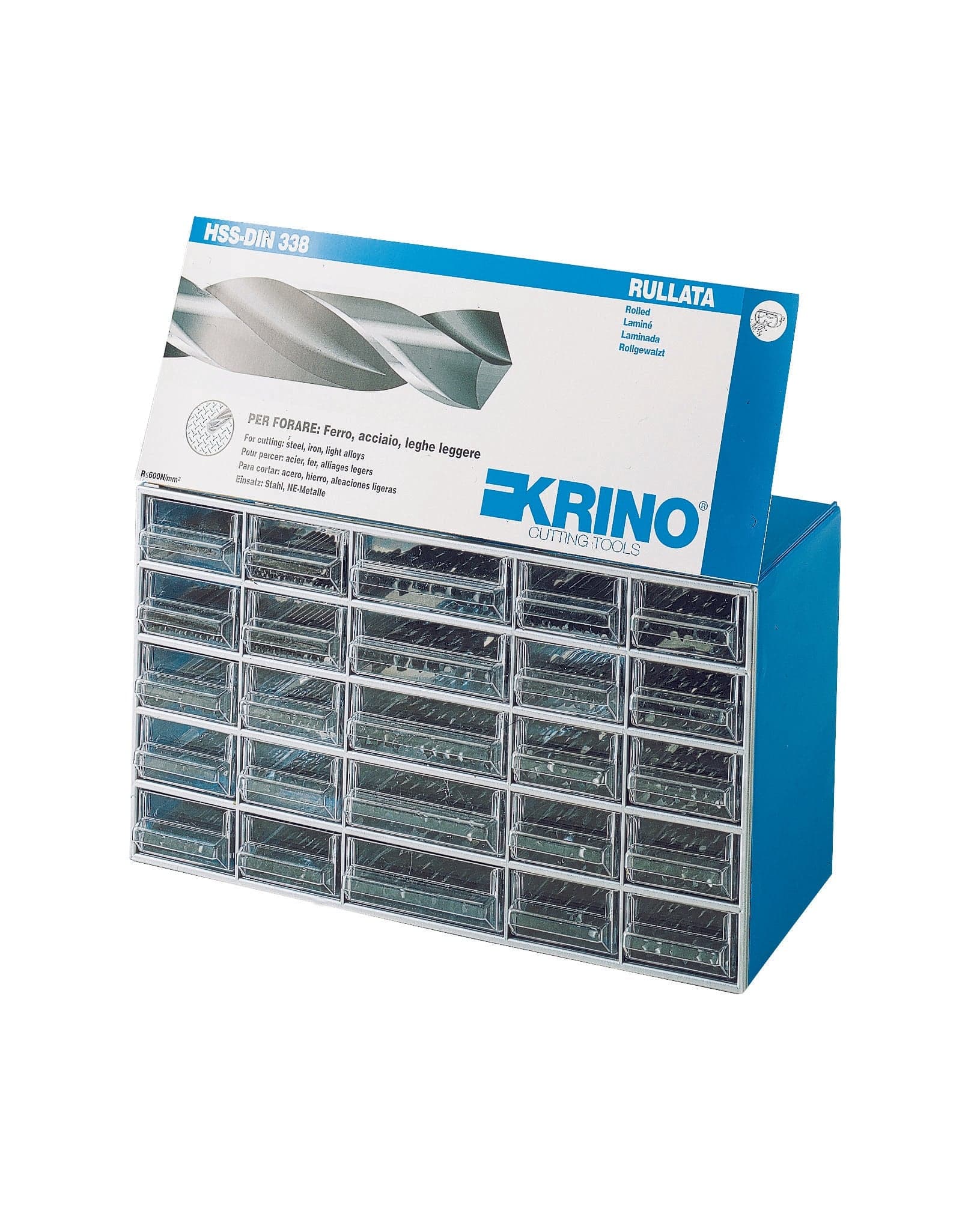 Krino Punte Per Metallo In Espositore 610 Pz. Cm. 39X15X22 H in Set punte per trapani BricoGo - Marano di Napoli, commercioVirtuoso.it