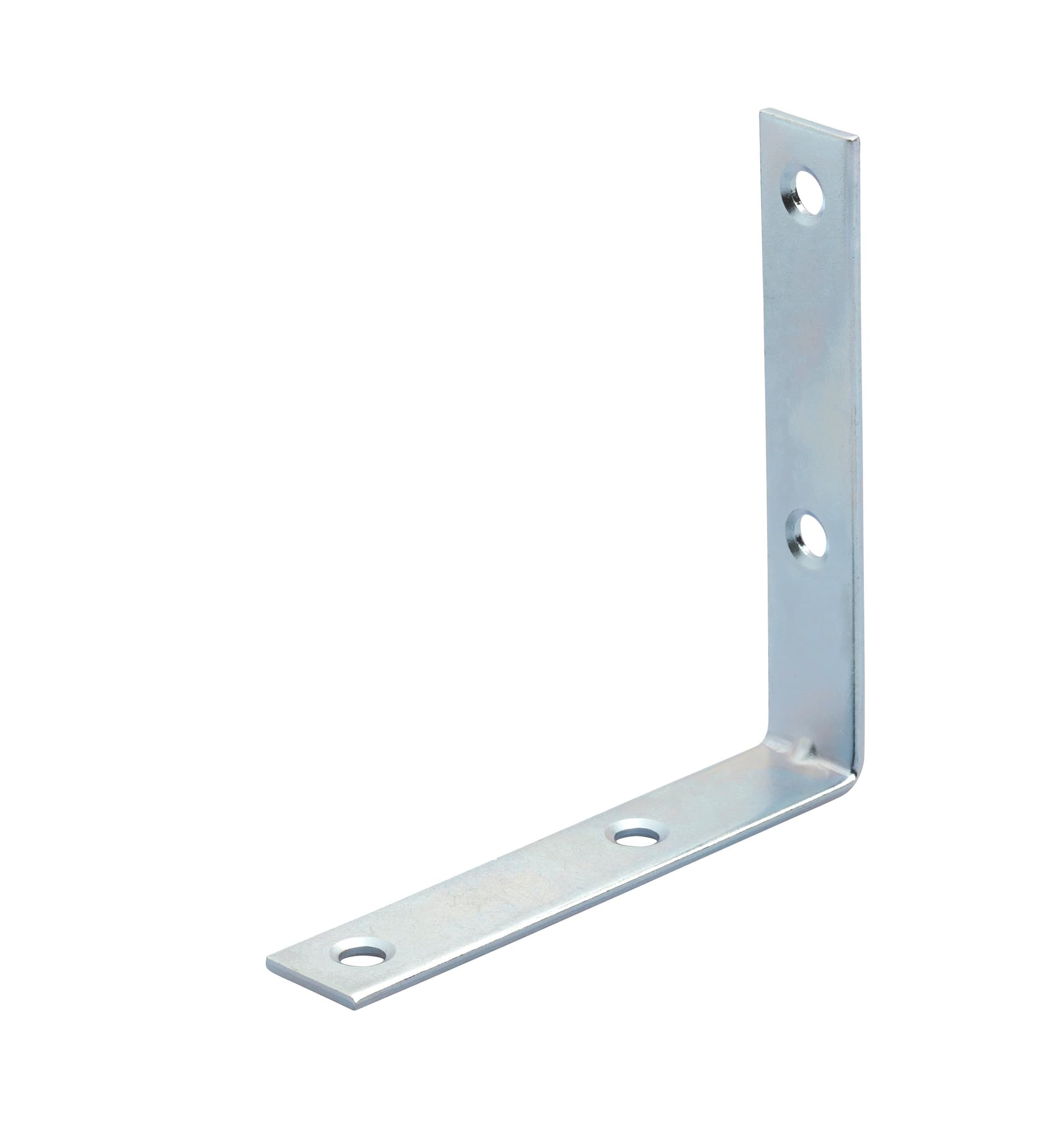 Lastrina Piegata Acciaio Zincato 100 Pezzi. 4 Fori Mm 50 x 50