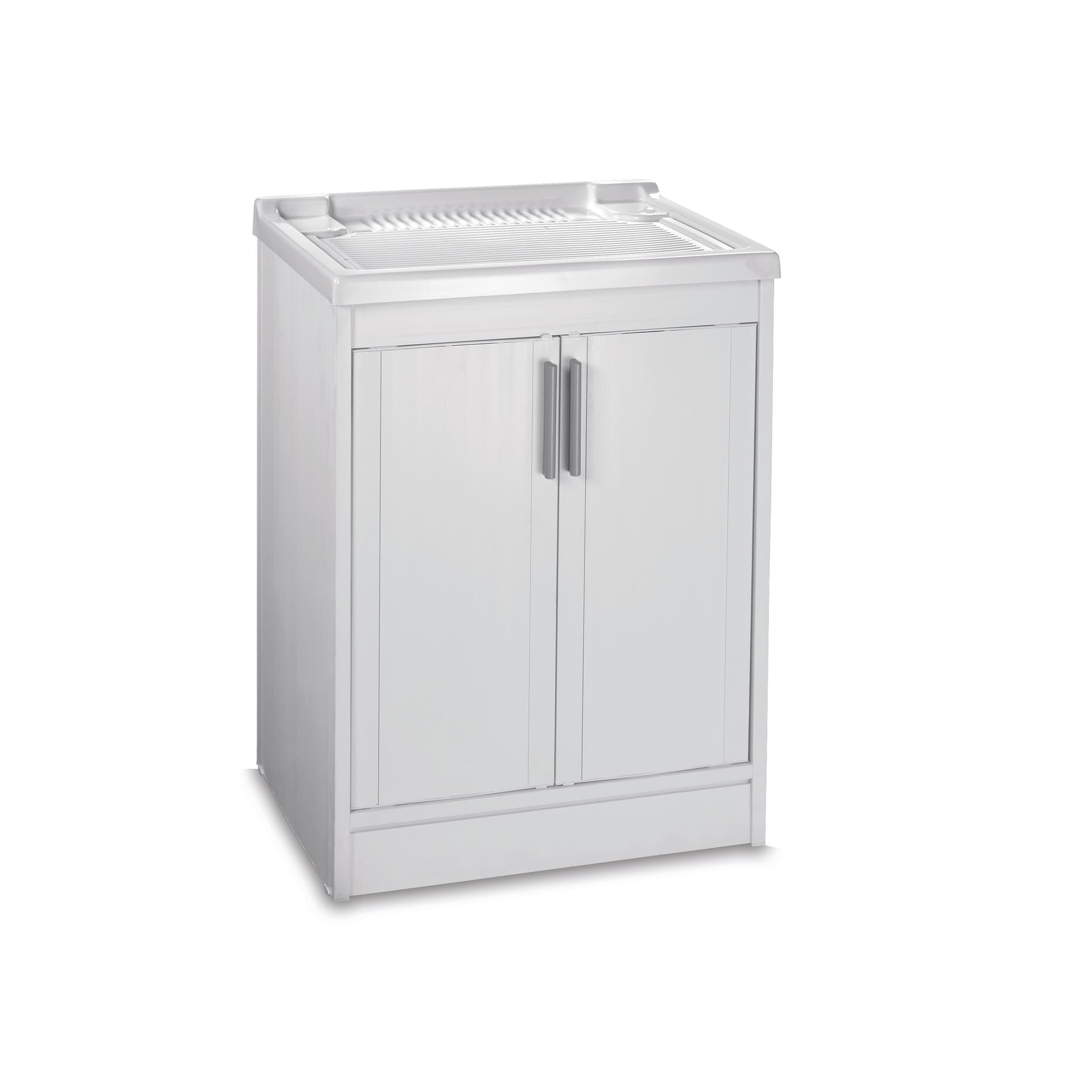 Lavatoio in Resina Bianco in Kit Cm 60 x 50X86 H