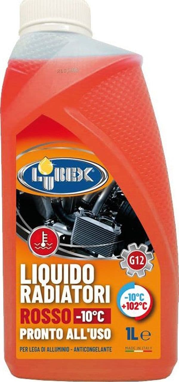 Protettivo Radiatore Rosso L 1 (da 10 °c a +102 °c) 12 Pezzi Lubex