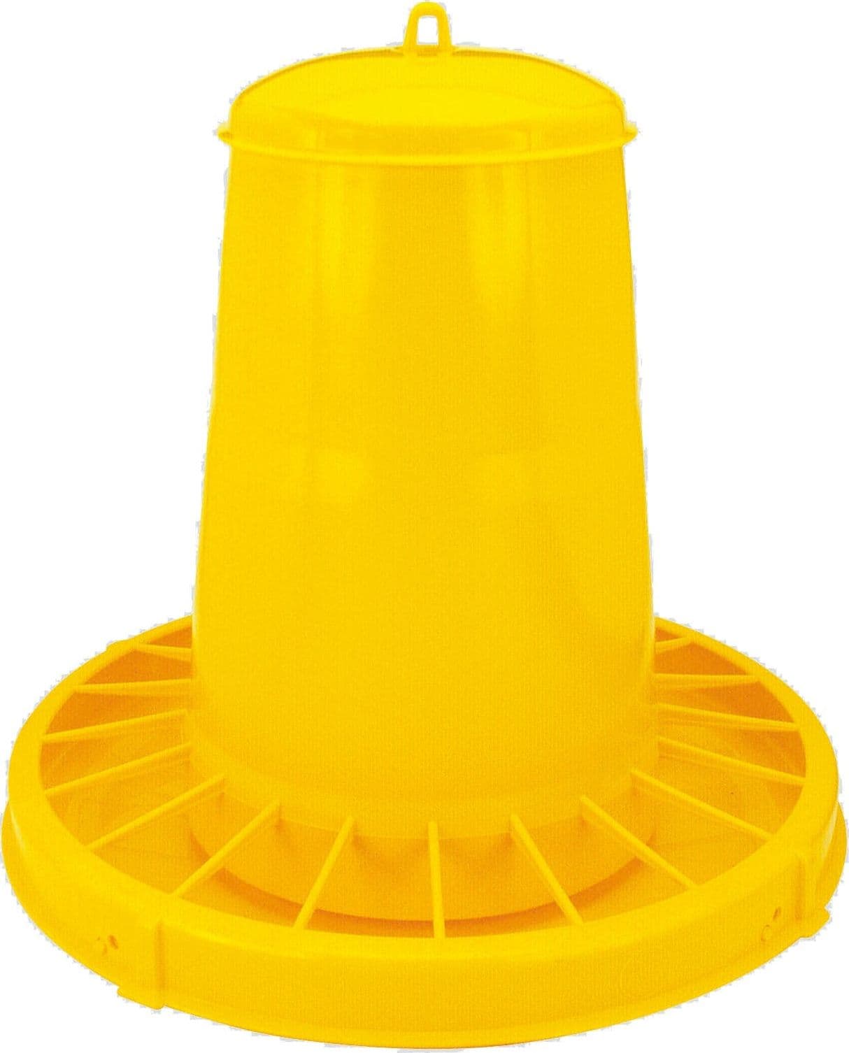 Mangiatoia Tramoggia per Polli con Antispreco Ø Cm 42 x 47 H L 20 (kg 15)