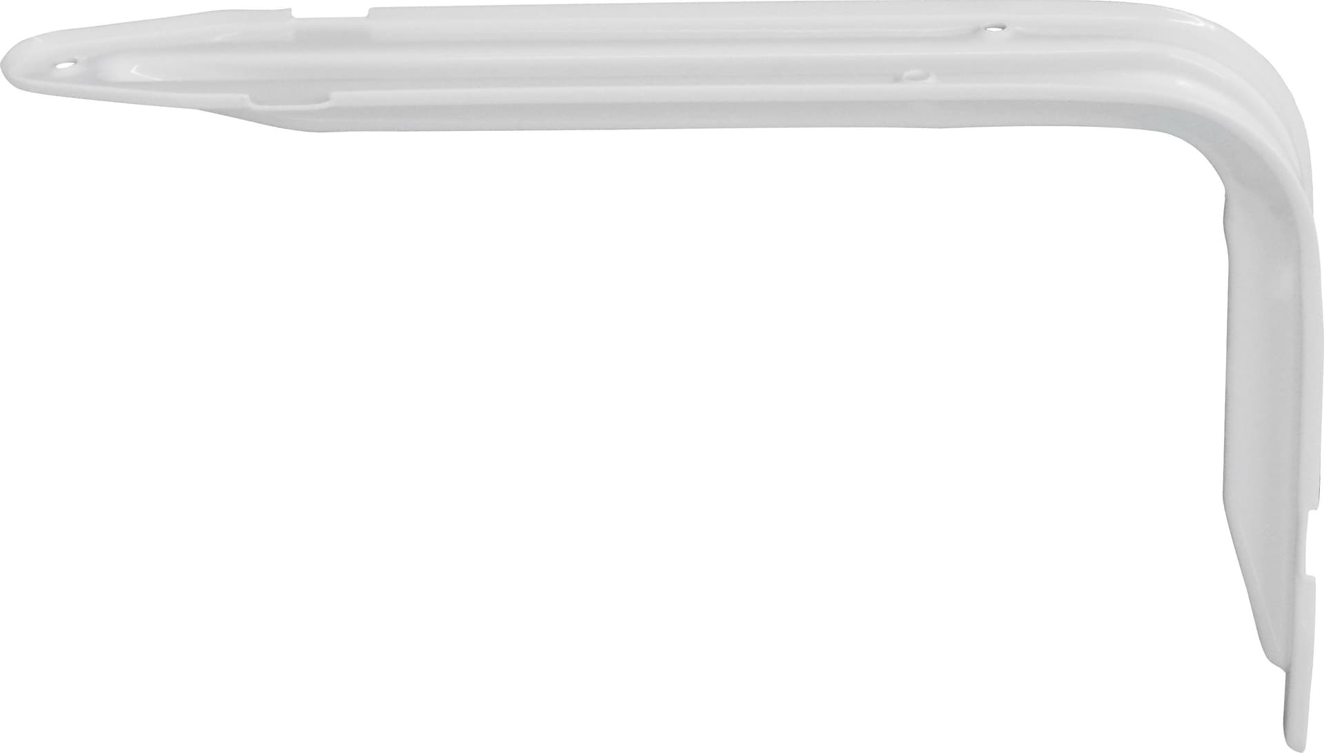 Mensola Nervata Plutone Colore Bianco Cm 20 x 15 10 Pezzi