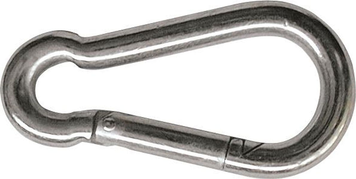 Moschettone Tipo Pompiere in Acciaio Inox Mm 50 20 Pezzi