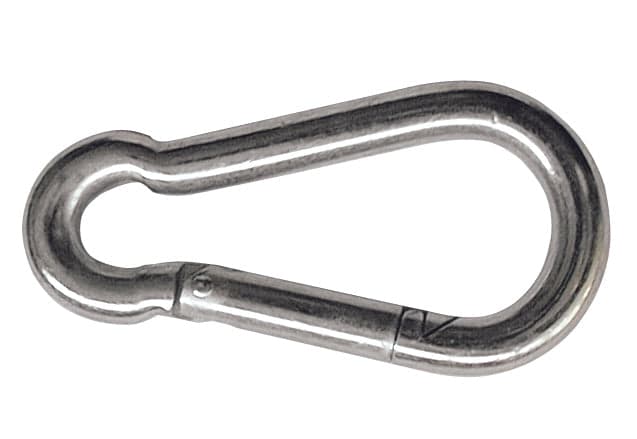 Moschettone Tipo Pompiere in Acciaio Zincato Mm 120 20 Pezzi