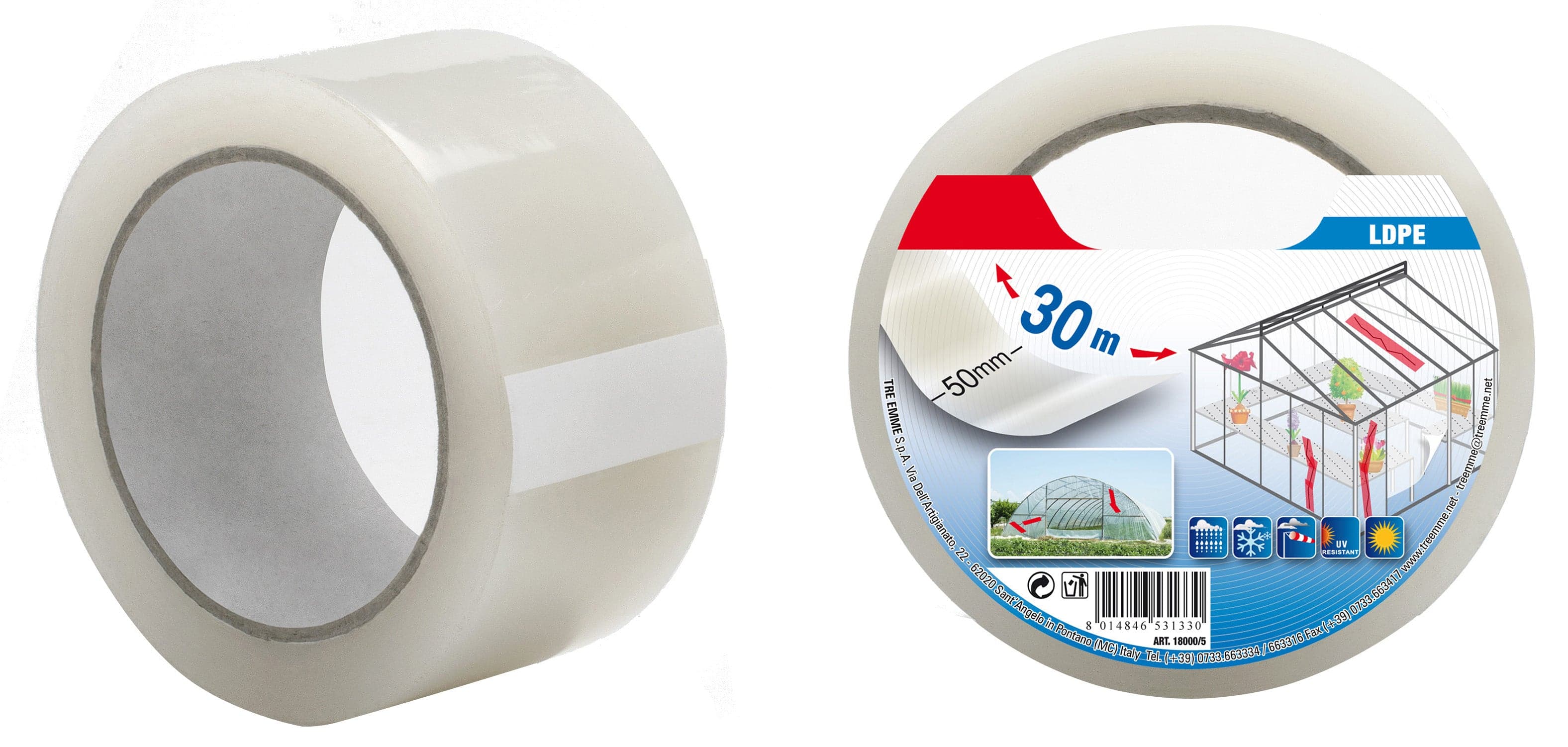 NASTRO ADESIVO PER SERRE  mm. 50x30 mt.