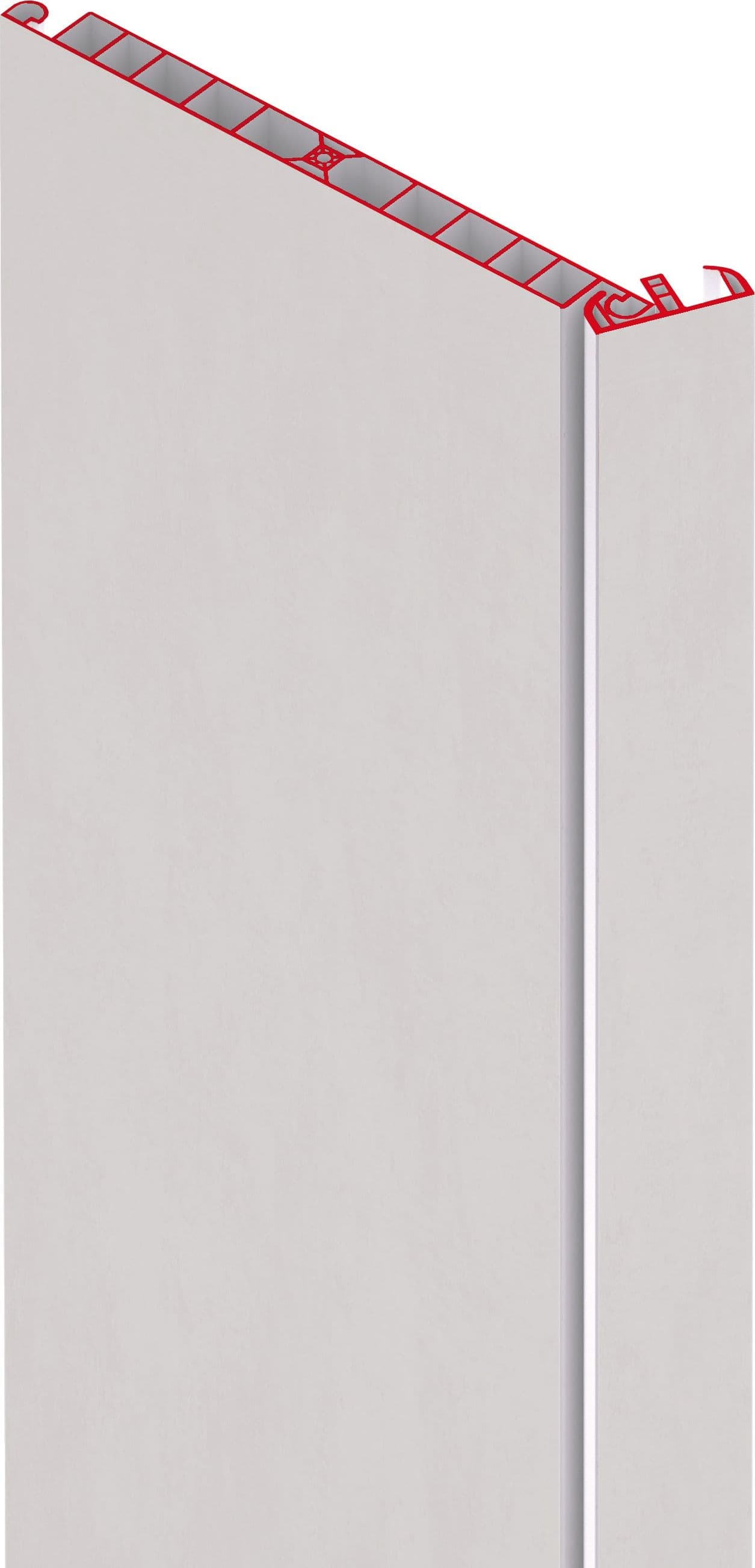 Pannello Aggiuntivo per Porta a Soffietto Monica Colore Bianco Cm 214 H