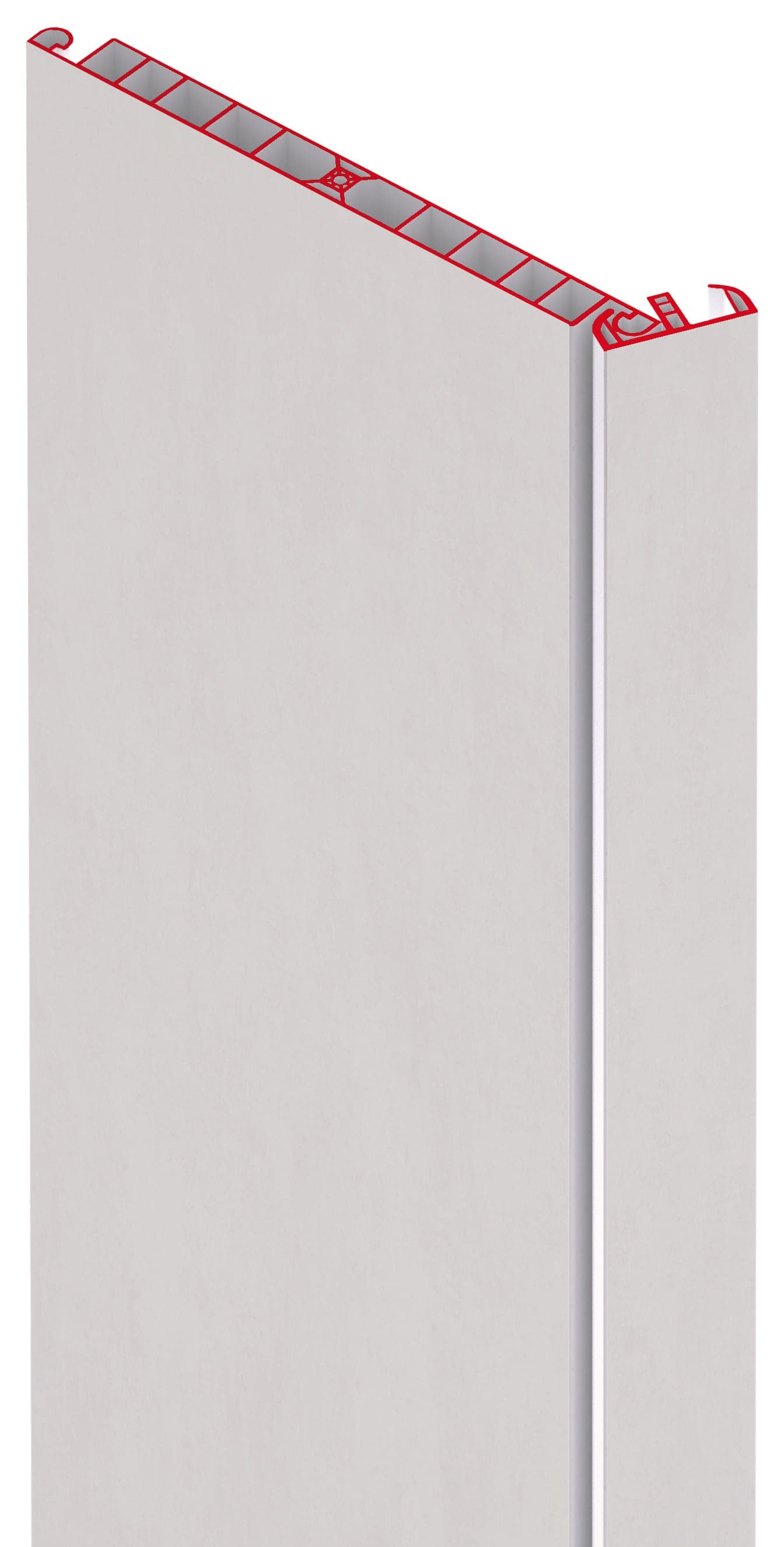 Pannello Aggiuntivo per Porta a Soffietto Monica Colore Bianco Cm 214 H