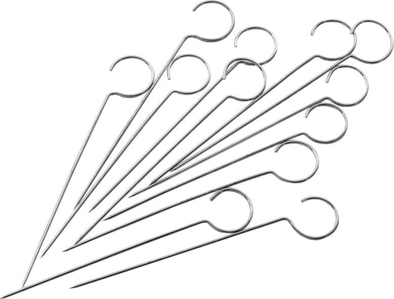 Set Spiedini Inox 12 Pezzi Mm 100 Pedrini